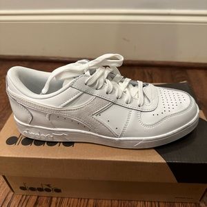 BRAND NEW Diadora sneakers. The style is Magic Basket Low Icona Leather